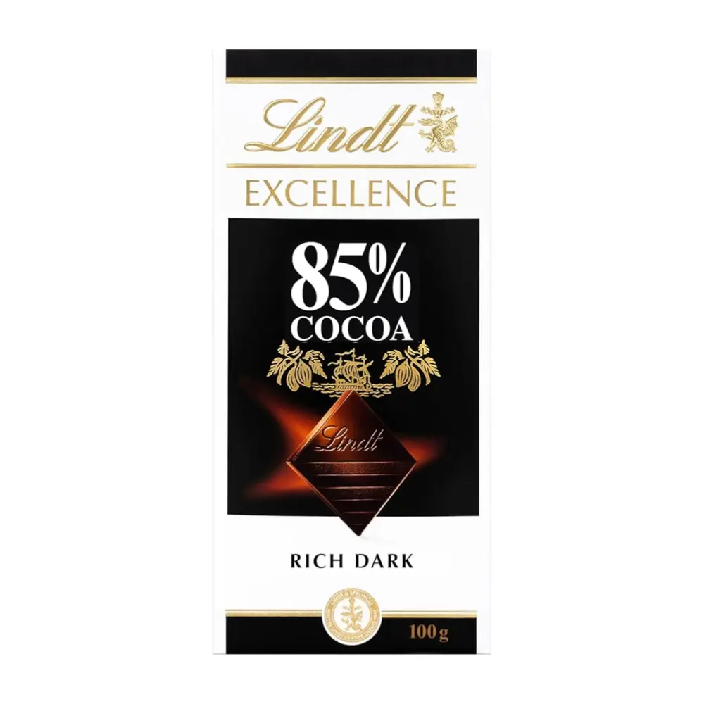 Socola Đắng, Excellence, 85% Cocoa, Rich Dark (100g) - LINDT